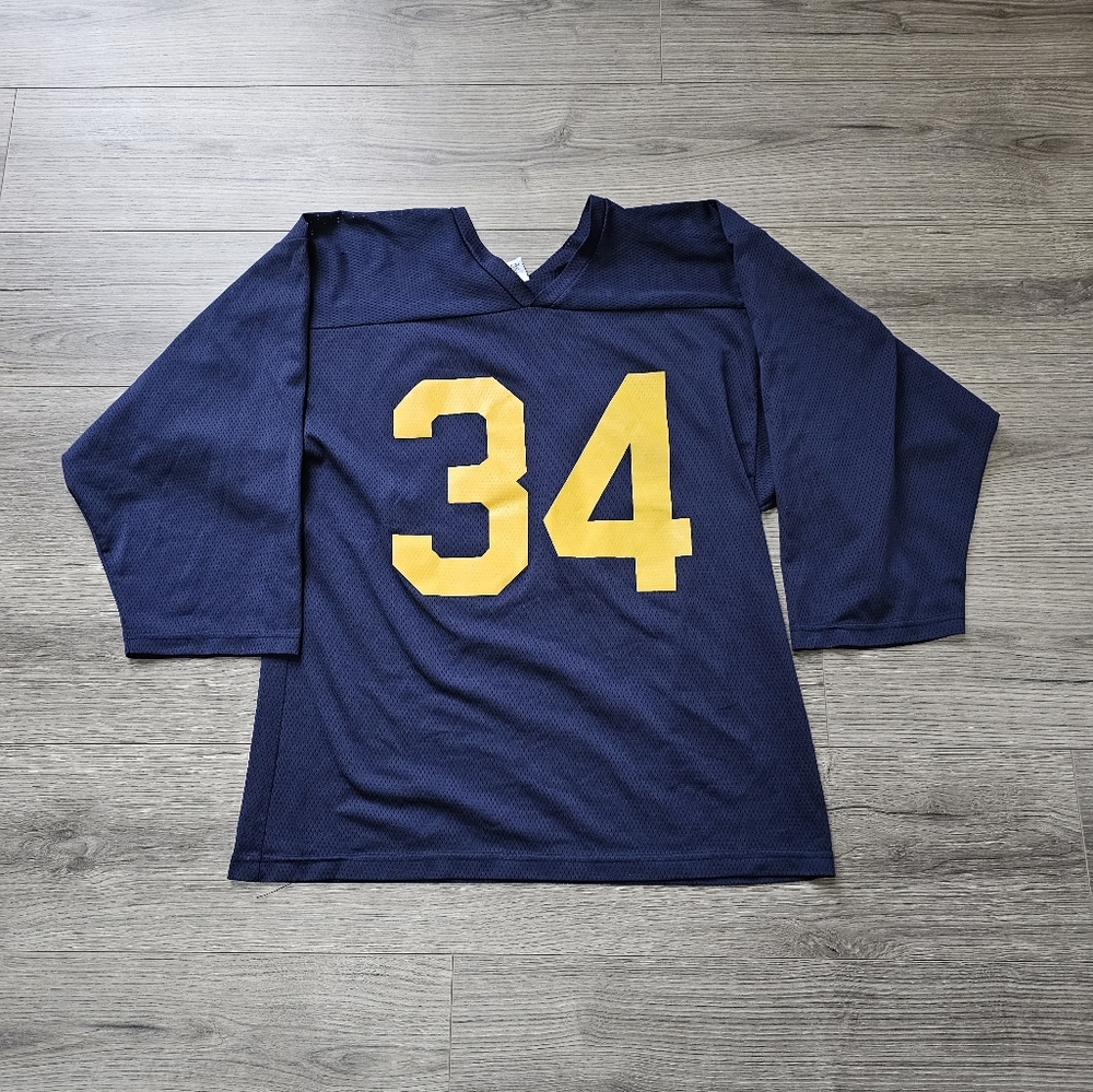 Vintage Athletic Sewing Co. #34 Michigan Football Jersey Mens S/M